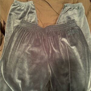 velvet dark green victoria’s secret pink sweatpants